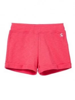 Joules Girls Kittiwake Jersey Shorts - Pink, Size Age: 5 Years, Women