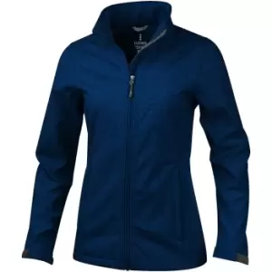 Elevate Womens/Ladies Maxson Softshell Jacket (XS) (Navy)