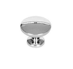 Wickes Victorian Door Knob - Polished Chrome 30mm Pack of 6