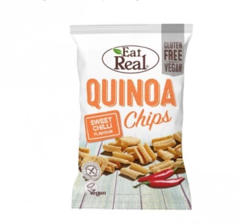 Eat Real Quinoa Chips - Sweet Chilli - 80g x 10