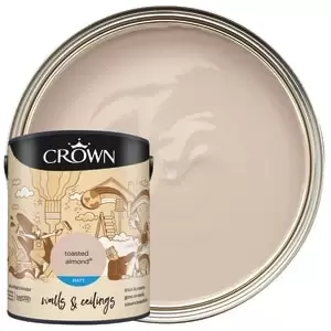 Crown Matt Emulsion Paint - Toasted Almond - 5L