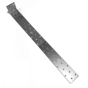 Moderix Strong Metal Strap Anchor Corner Brackets Galvanised - Size 40 x 400 x 4