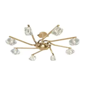 Alfa Semi Flush 8 Light G9 French Gold