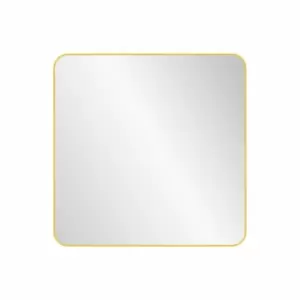 Nielsen Rienza Metal Square Wall Mirror Large, Gold, 80cm