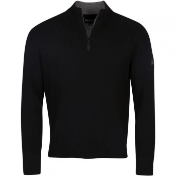 Barbour International Transmission Half Zip - Black BK31