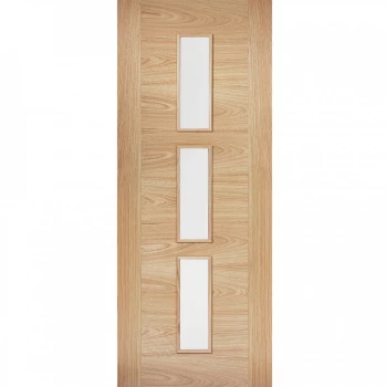 LPD Sofia Fully Finished Oak Glazed Internal Door - 1981mm x 686mm (78 inch x 27 inch)