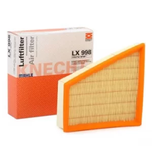 MAHLE Original Air Filter VW,SEAT,SKODA LX 998 5JF129620,5JF129620A,5Z0129620 Engine Filter 6Y0129620,5JF129620,5JF129620A,5Z0129620,6Y0129620