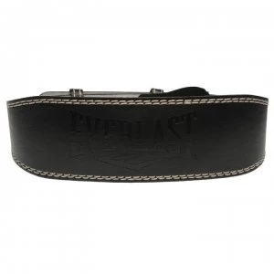 Everlast Leather Weight Lifting Belt - Black