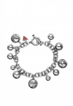 Guess Rhodim Bauble Bracelet Silver