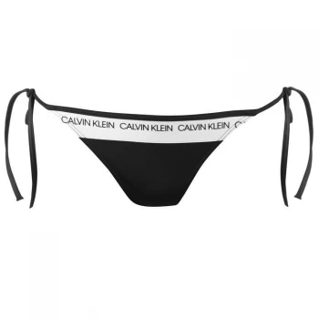 Calvin Klein Calvin Logo String Bikini Briefs - PVH Black