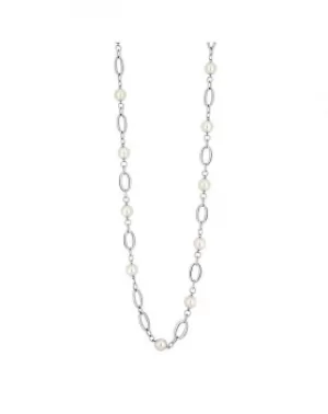 Jon Richard Cream Pearl Oval Necklace