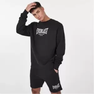 Everlast Logo Crew Neck Sweatshirt - Black