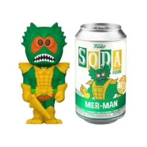 Masters of the Universe Mer-Man Vinyl Soda in a Collector Can