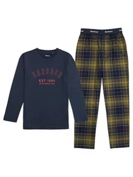 Barbour Boys Leo Tartan Pyjama Set - Classic Tartan, Classic Tartan, Size 14-15 Years