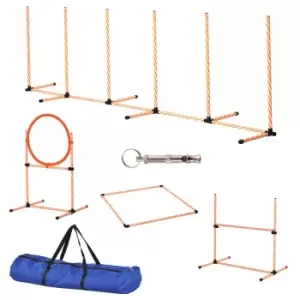 PawHut Pet Agility Training Equipment Kit