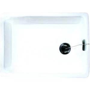 Wickes Belfast 1 Bowl Kitchen Ceramic White Sink