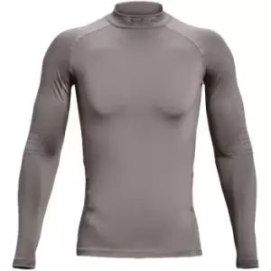 Under Armour CoolGear Mock Base Layer Top Mens - Grey