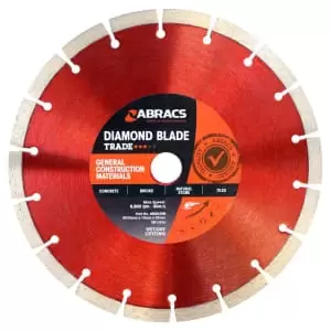 Abracs GP ABDD230M Diamond Segmented Blade - 230 x 10 x 22mm