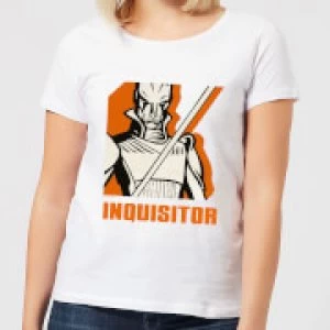 Star Wars Rebels Inquisitor Womens T-Shirt - White - 5XL