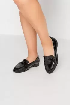 Extra Wide Fit Patent Loafers