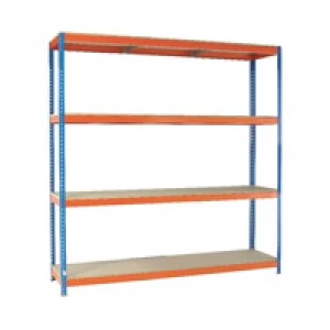 Slingsby VFM OrangeZinc Heavy Duty Painted Shelving Unit 379237