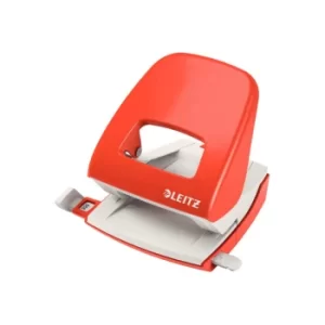 NeXXt Series Metal Office Hole Punch Light Red