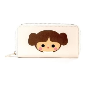 Star Wars - Classic Princess Leah Organa Unisex Purse Wallet - White/Orange