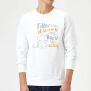 Dumbo Follow Your Dreams Sweatshirt - White - XXL