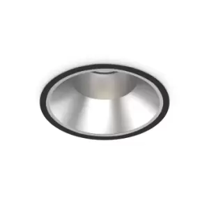 Off Round Recessed Downlight Black 21.8cm 3000K