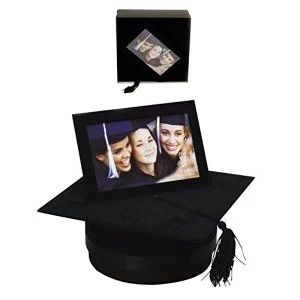 6" x 4" - Mortar Board Graduation Cap Photo Frame