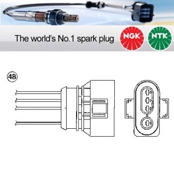 NGK OZA659-EE46 / 5748 Lambda Sensor Zirconia Type Oxygen O2 Exhaust Probe