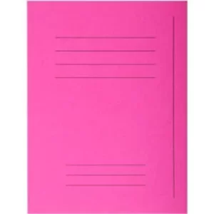 Exacompta Square Cut Folders 435020E A4 Fuchsia Recycled Board 24 x 32cm Pack of 250