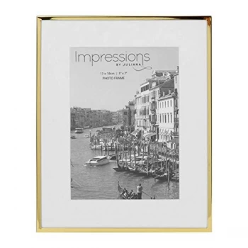 5" x 7" - Impressions Brass Plated Photo Frame