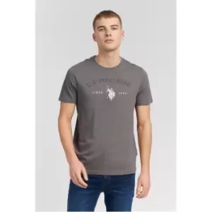 US Polo Assn US Polo Assn Graphic T-Shirt Mens - Grey