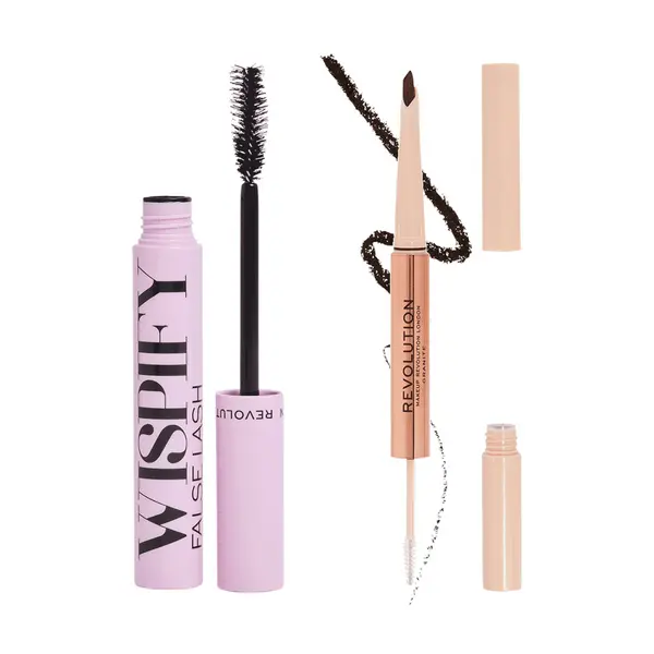 Makeup Revolution Wispify and Fluffy Brow Bundle (Various Shades) - Granite