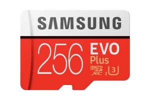 Samsung Evo Plus 256GB microSD Card 2020 in Red (MB-MC256HA/EU)