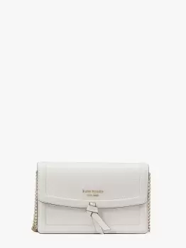 Kate Spade Knott Flap Crossbody, Cream., One Size