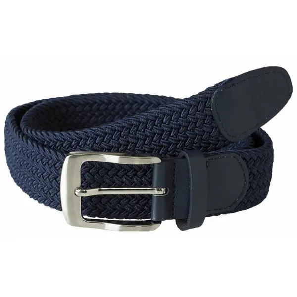 D555 by Duke Duke Stretch Braided Belt Colour: NAVY, Size: 5XL 52&quot