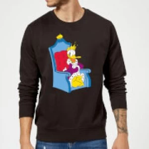 Disney King Donald Sweatshirt - Black - XXL