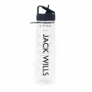 Jack Wills Reusable Water Bottle - Clear New Logo