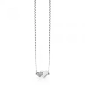 Guess Me And You Logo Heart Necklace UBN84074