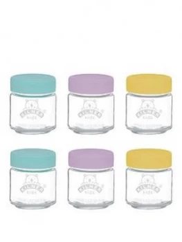 Kilner Set Of Six 110ml Kids Jars