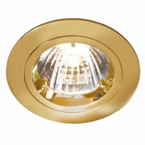 KnightsBridge MR16 Die-Cast 50mm 12V Low Voltage Fixed Downlight - Brass