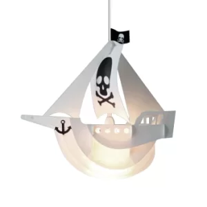 Childrens Pirate Ship Pendant Shade