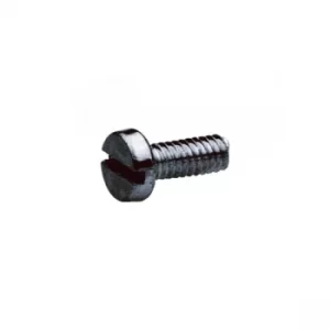 Toolcraft Slotted Cylinder Head Screws DIN 84 Grade 4.8 M2.5 x 10m...