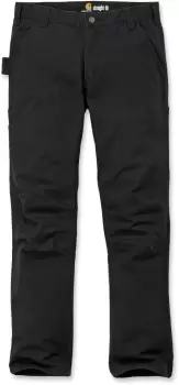 Carhartt Straight Fit Stretch Duck Pants, black, Size 30, black, Size 30