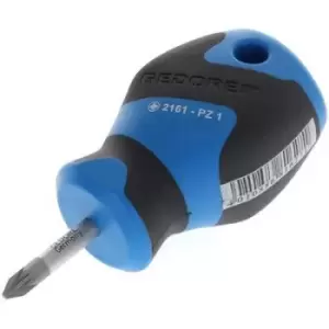 Gedore 2161 PZ 1 1550608 Pillips screwdriver PZ 1 Blade length: 25mm DIN ISO 8764