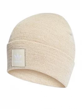 adidas Originals Adicolor Cuff Knit Beanie - Off-White, Off White, Women