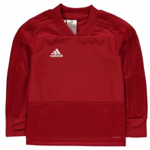 adidas Condivo Training Top Junior Boys - Red/White