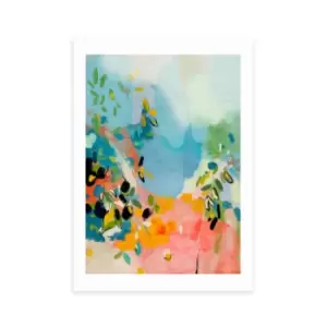 East End Prints Olivier Avec Jardin Print MultiColoured